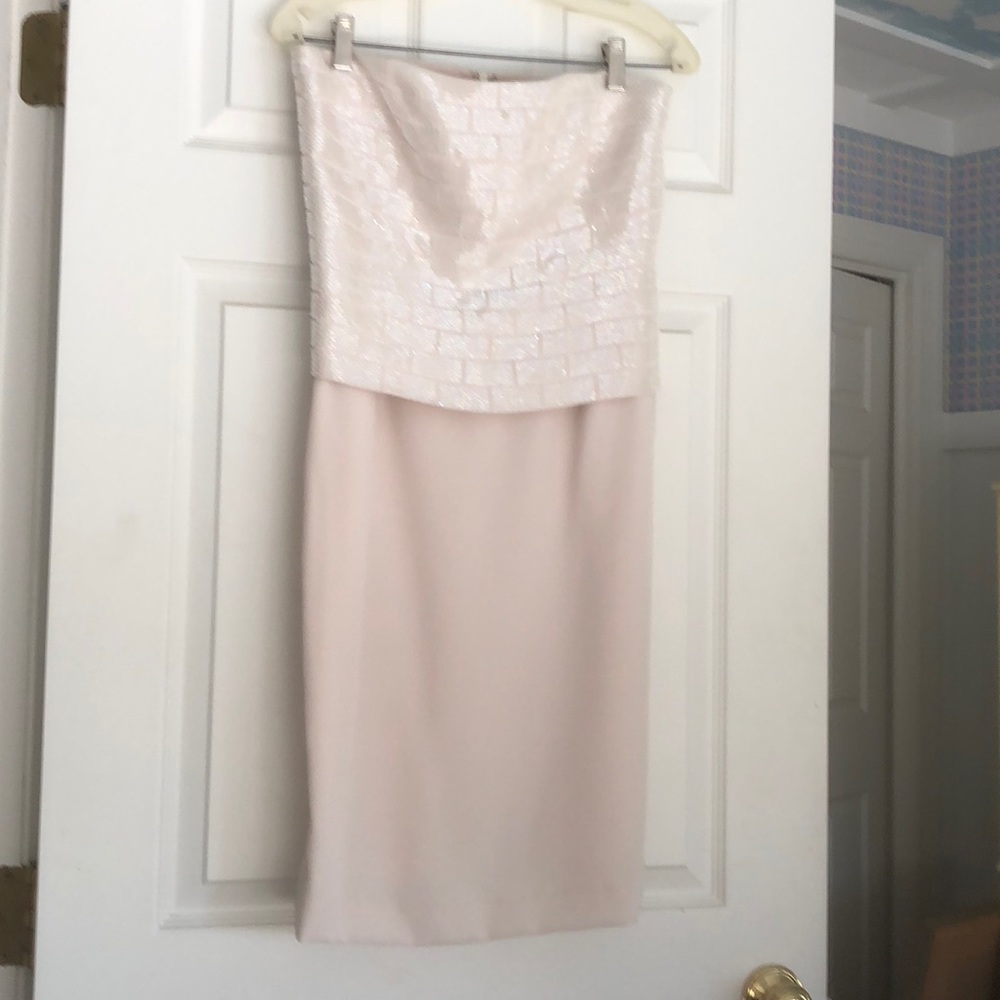 Beaded cocktail dress with jacket